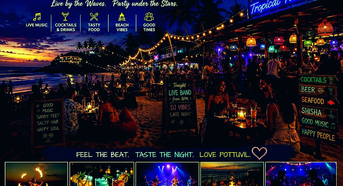 Beach nightlife, Arugam Bay