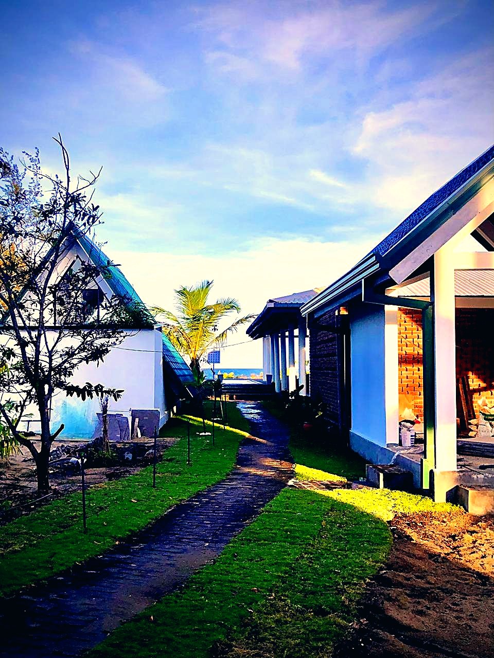 A-frame sea-view villa at Pini Villa